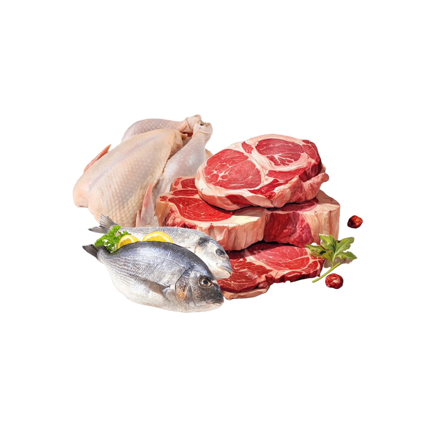 MEATS AND SEA FOODS